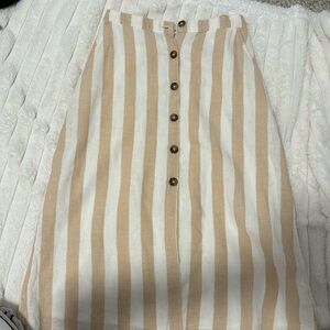 hollister midi skirt